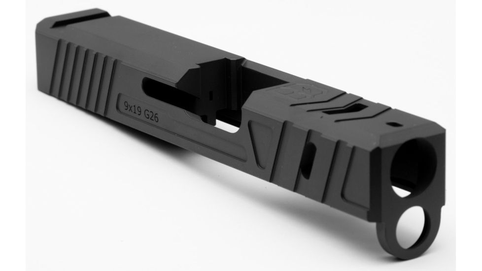 Bishop Defense Pistol Slide, Glock 26, Gen 3, Tier 2, Black Nitride BDSLG26G3T2BLK