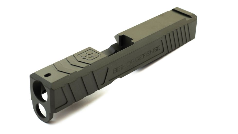 Bishop Defense Pistol Slide, Glock 26, Gen 3, Tier 3, Olive Drab, BDSLG26G3T3OD