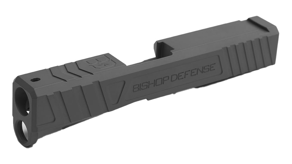 Bishop Defense Pistol Slide, Glock 43, Gen 3, Tier 3, Gray, BDSLG43G3T3GRY