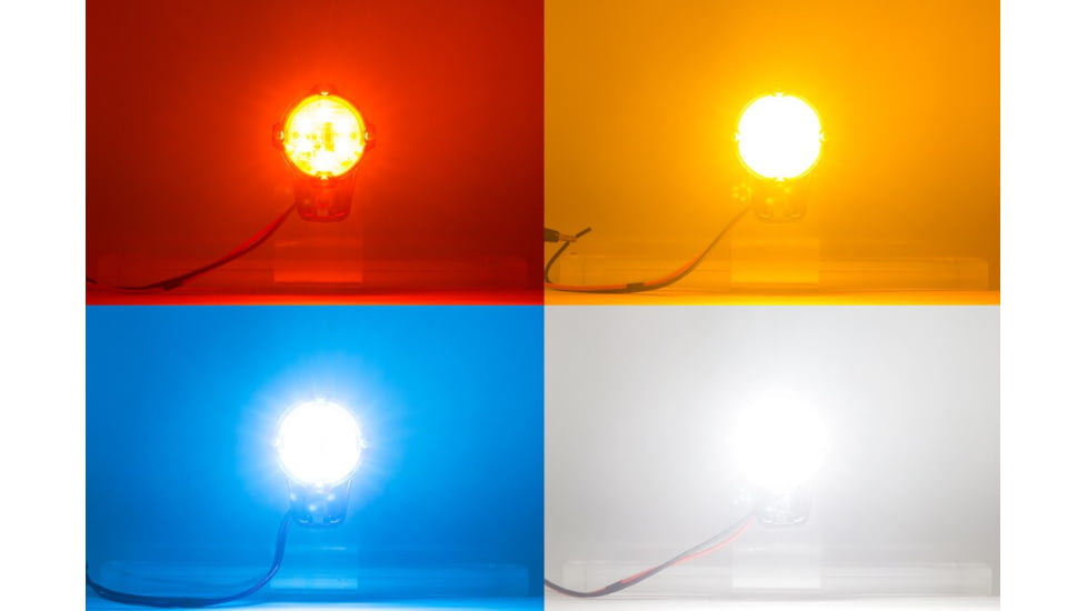 Bison Offroad YAK! Universal 600 Lumen Light Kit, 1 Pack, Amber, UL-0504
