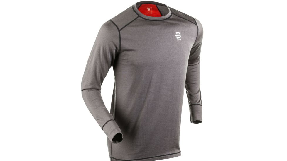 Bjorn Daehlie Trainingwool Shirt - Men's-Forged Iron-Large