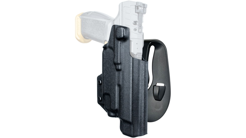 Black Scorpion Outdoor Gear OWB Paddle Holster, Canik SFx Rival w/ TLR-7/TLR-8, Right Hand, Black, HC03-PADDLE-RIVALTLR8-BKRH