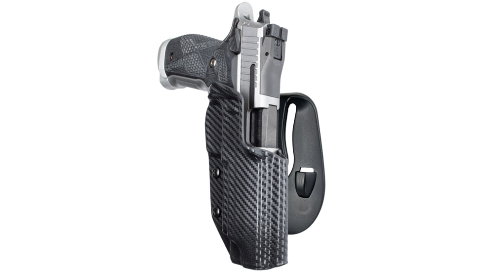 Black Scorpion Outdoor Gear OWB Paddle Holster, Sig Sauer P226 XFIVE, Right Hand, Carbon Fiber, HC03-PADDLE-P226X5-CFRH