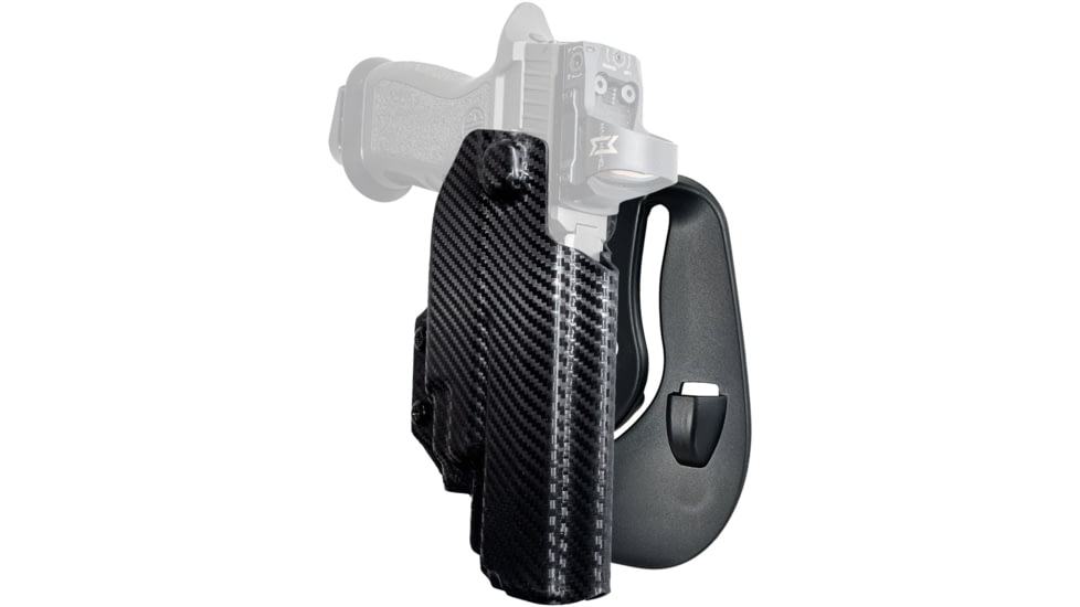 Black Scorpion Outdoor Gear OWB Paddle Holster, Sig Sauer P320 Full Size w/ TLR-7/TLR-8, Right Hand, Carbon Fiber, HC03-PADDLE-P320TLR8CFRH
