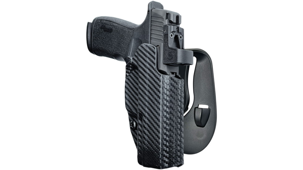 Black Scorpion Outdoor Gear OWB Paddle Holster, Sig Sauer P365 X-MACRO, Right Hand, Carbon Fiber, HC03-PADDLE-P365MAC