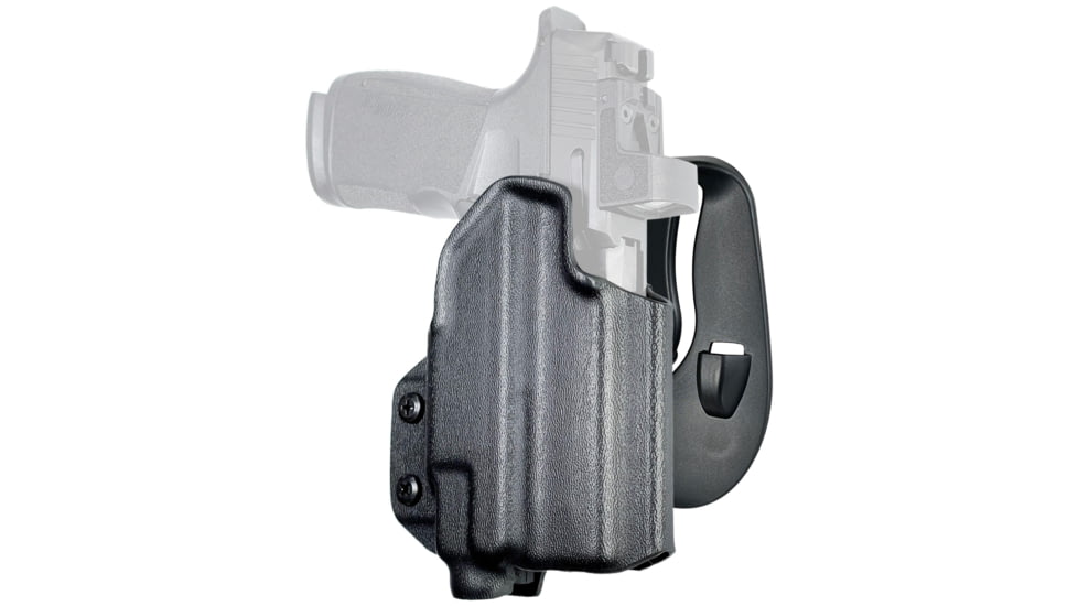 Black Scorpion Outdoor Gear OWB Paddle Holster, Sig Sauer P365 X-MACRO w/ TLR-7, TLR-8, Right Hand, Black, HC03-PADDLE-P365MACROT