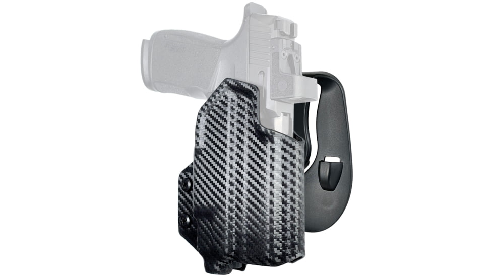 Black Scorpion Outdoor Gear OWB Paddle Holster, Sig Sauer P365 X-MACRO w/ TLR-7, TLR-8, Right Hand, Carbon Fiber, HC03-PADDLE-P365MACRO