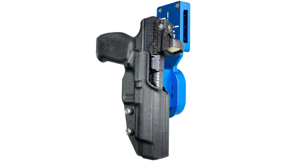 Black Scorpion Outdoor Gear Pro Heavy Duty Competition Kydex OWB Holster, Canik SFx Rival, Right Hand, Blue Shell Black, HCD3-USPSABS-SFXRIVALBKRH