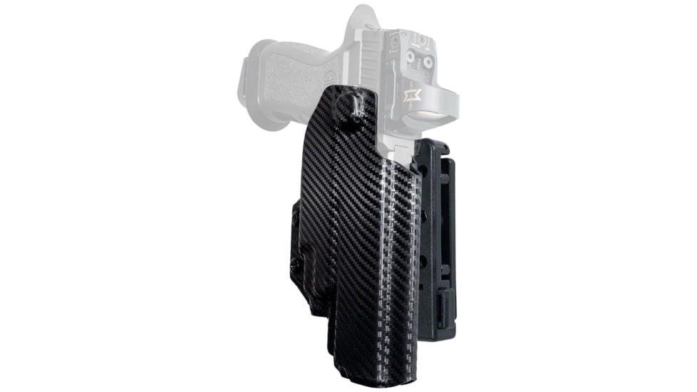 Black Scorpion Outdoor Gear Pro IDPA Competition OWB Holster, Sig Sauer P320 Full Size w/ TLR-7/TLR-8, Right Hand, Carbon Fiber, HC03-IDPA-P320X5TLR8CFRH