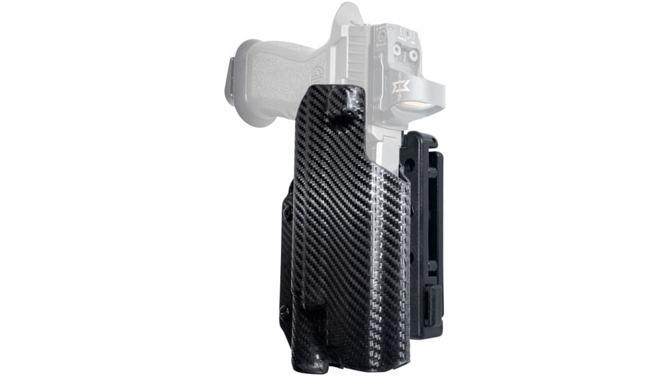 Black Scorpion Outdoor Gear Pro IDPA Competition OWB Holster, Sig Sauer P320 Full Size w/ X-300, Right Hand, Carbon Fiber, HC03-IDPA-P320X5X300CFRH