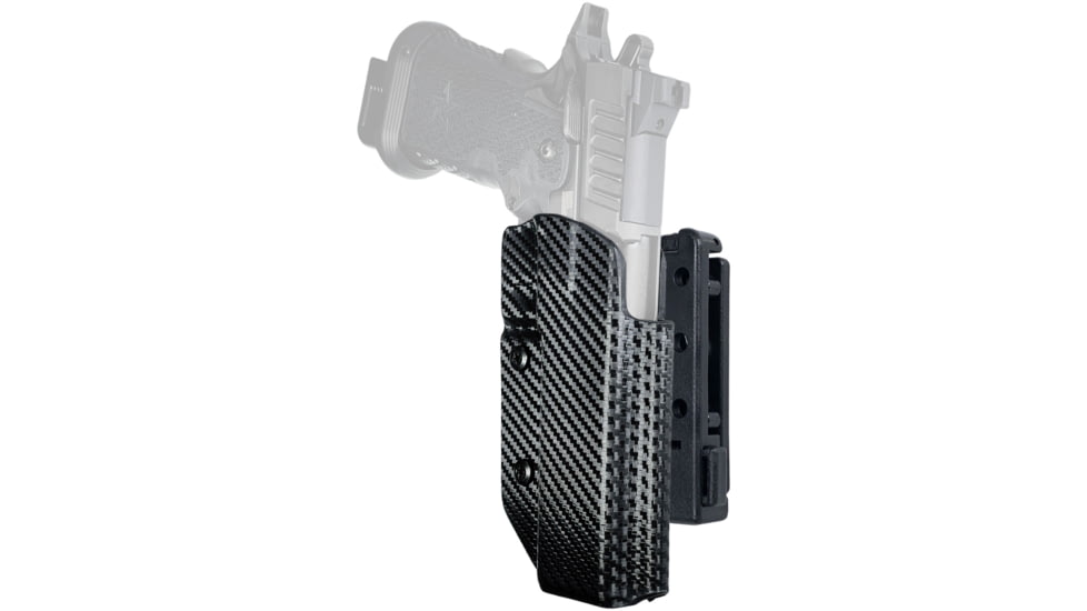 Black Scorpion Outdoor Gear Pro IDPA Competition OWB Holster, Staccato XC, Right Hand, Carbon Fiber, HC03-IDPA-STACCATOXC-CFRH