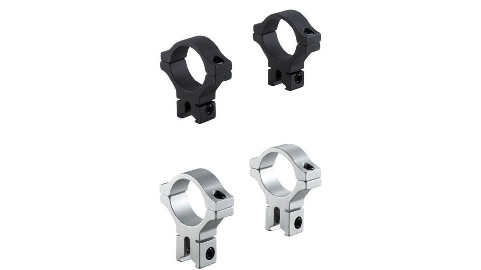 BKL Technologies 0.6in Long Dovetail Rings, Series 300, Black, Silver