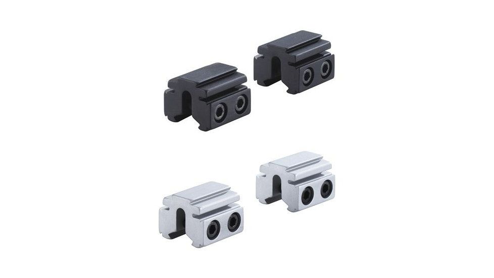 BKL Technologies Model 167 1in Long Tri-Mount Dovetail Riser Mount, Black, Silver