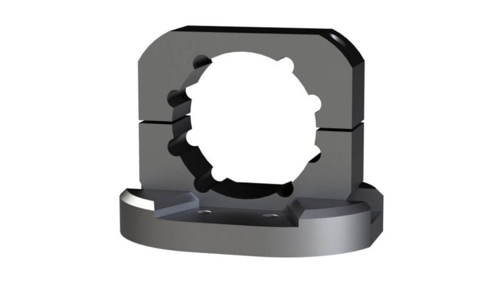 Blac-Rac 1-7/8 in Tube Mount, Black/Gray, 26178