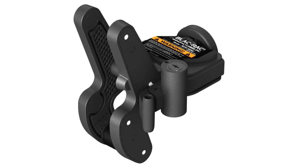 Blac-Rac Weapon Retention System w/LOCK, Black/Gray, BR95 1070-LOC