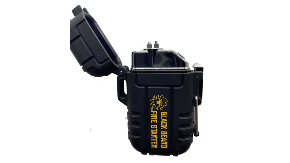 Black Beard Fire Plasma Arc Lighter, Black/Yellow, BB-ArcLighter