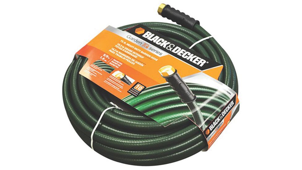 Black &amp; Decker 5/8in x 100ft Heavy Duty Garden Hose, Green BD70207