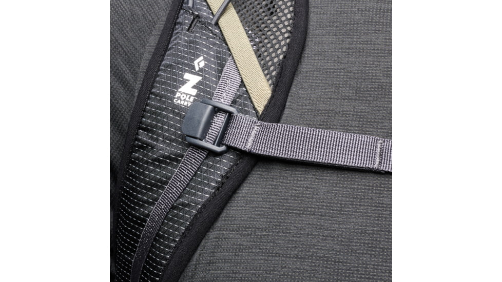 Black Diamond 28L Trail Vista Backpack, Black/Carbon, Medium/Large, BD6812659150M-L1