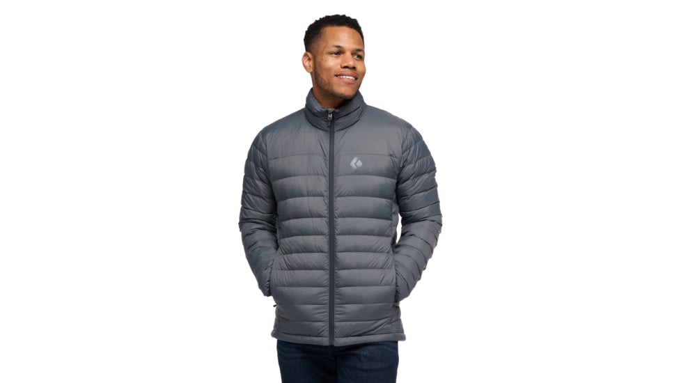 Black Diamond Access Down Jacket - Mens, Carbon, Large, AP7440950003LRG1
