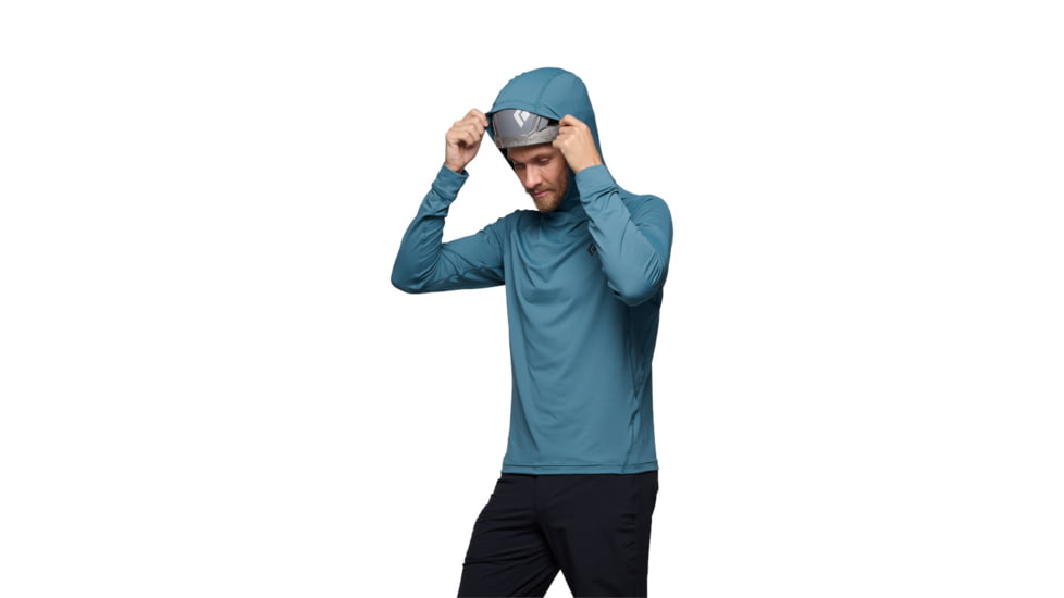 Black Diamond Alpenglow Hoody - Mens, Creek Blue, Large, AP7520204064LRG1