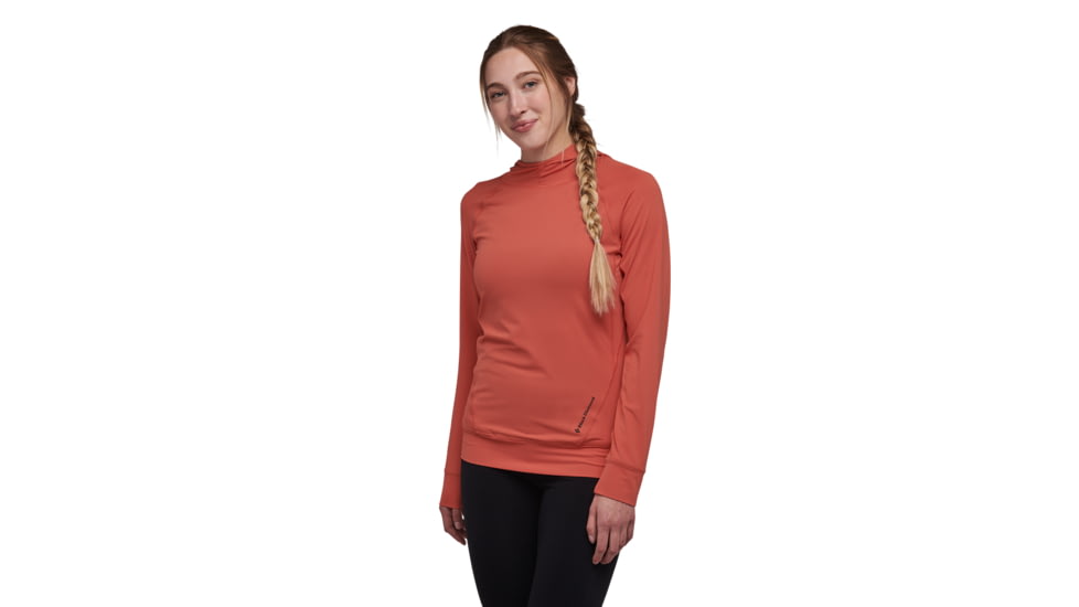 Black Diamond Alpenglow Hoody - Womens, Baja Sunrise, Large, AP7520806028LRG1