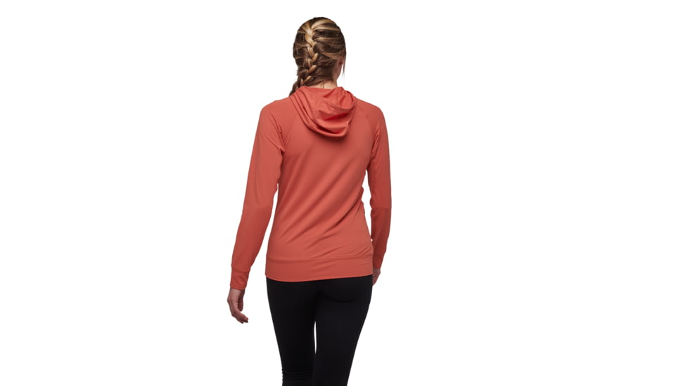 Black Diamond Alpenglow Hoody - Womens, Baja Sunrise, Large, AP7520806028LRG1