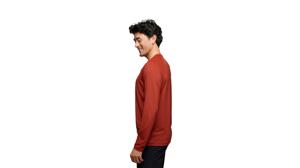 Black Diamond Alpenglow Long Sleeve Crew - Mens, Burnt Sienna, Medium, AP7520926044MED1