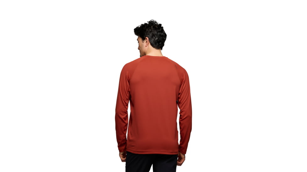 Black Diamond Alpenglow Long Sleeve Crew - Mens, Burnt Sienna, Medium, AP7520926044MED1