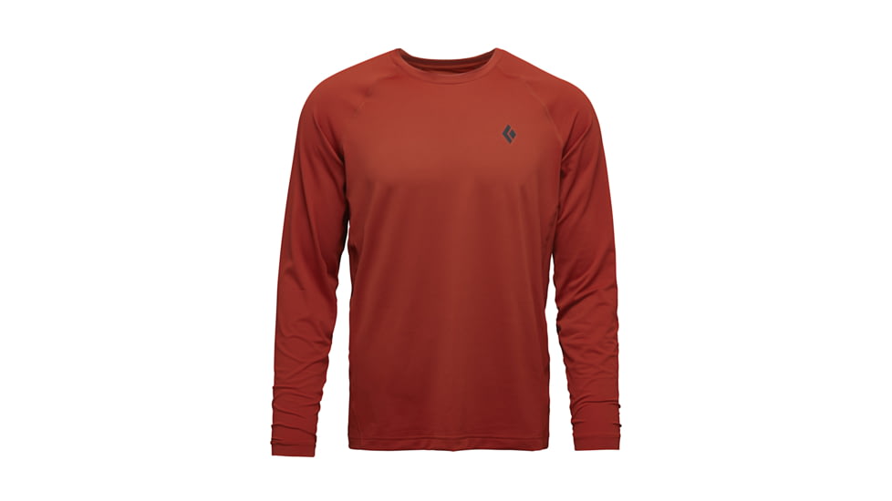 Black Diamond Alpenglow Long Sleeve Crew - Mens, Burnt Sienna, Medium, AP7520926044MED1