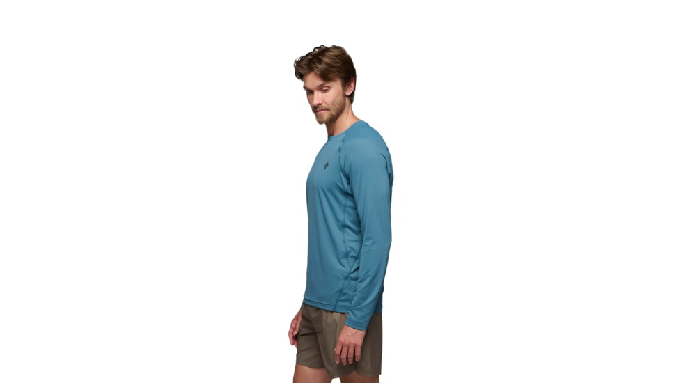 Black Diamond Alpenglow Long Sleeve Crew - Mens, Creek Blue, Medium, AP7520924064MED1