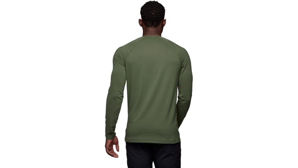 Black Diamond Alpenglow Long Sleeve Crew - Mens, Tundra, Medium, AP7520923010MED1