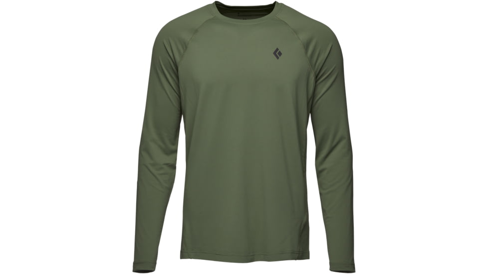 Black Diamond Alpenglow Long Sleeve Crew - Mens, Tundra, Medium, AP7520923010MED1