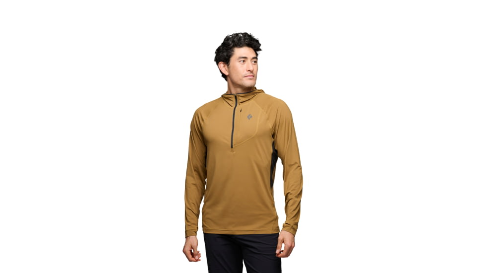 Black Diamond Alpenglow Pro Hoody - Mens, Flax, Large, AP7520932021LRG1