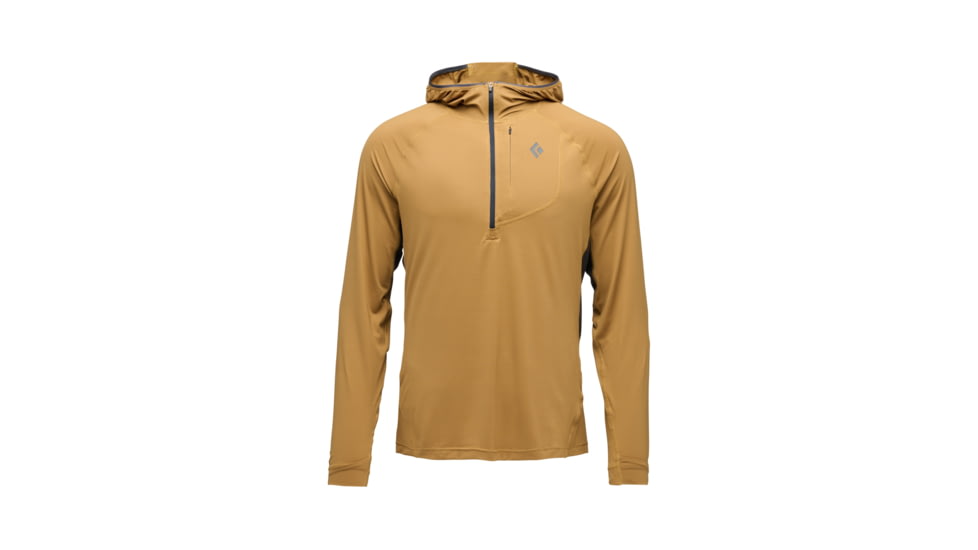 Black Diamond Alpenglow Pro Hoody - Mens, Flax, Large, AP7520932021LRG1