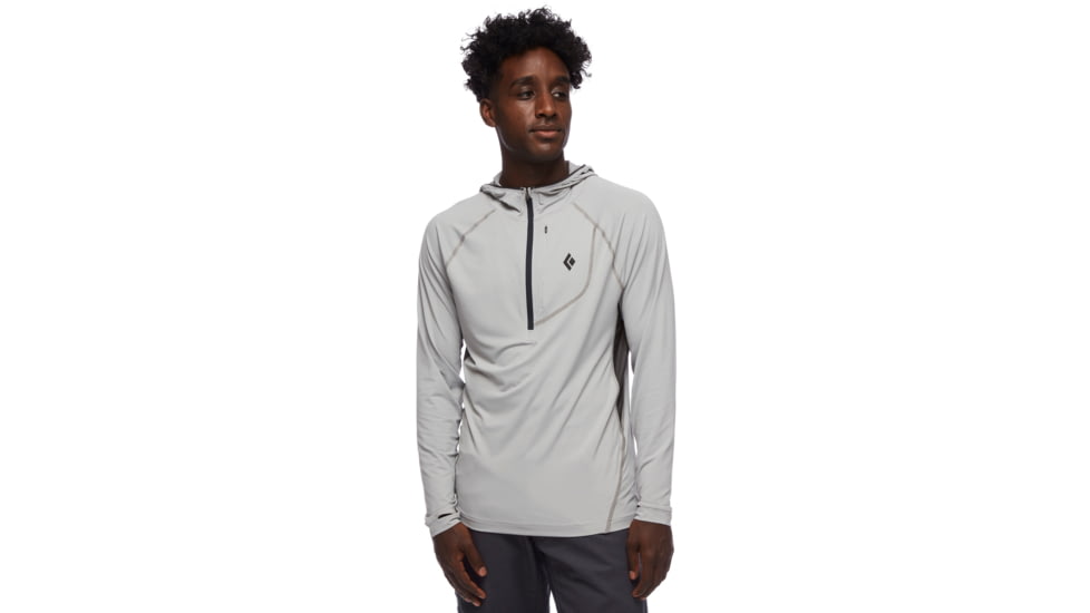 Black Diamond Alpenglow Pro Hoody - Mens, Pewter, Extra Large, AP7520931016XLG1