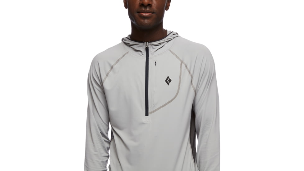 Black Diamond Alpenglow Pro Hoody - Mens, Pewter, Extra Large, AP7520931016XLG1