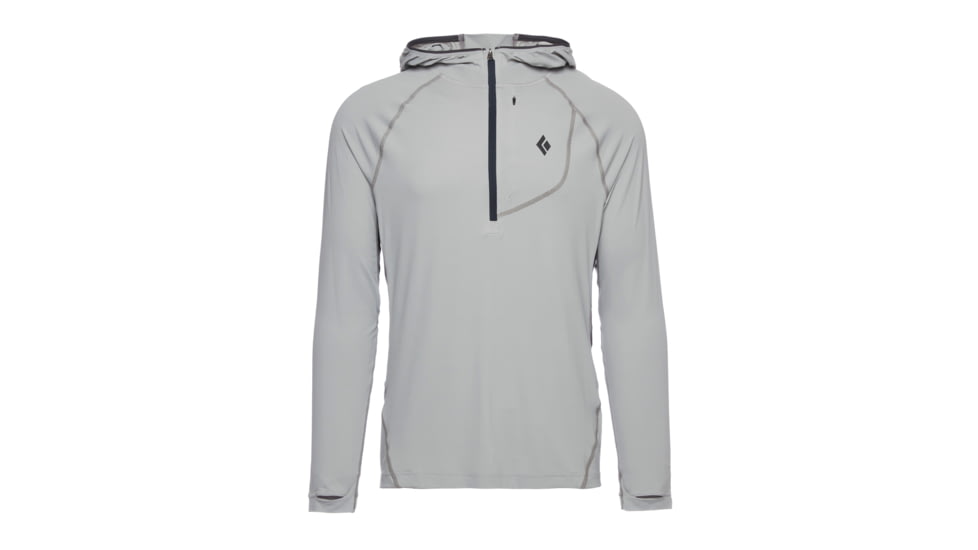 Black Diamond Alpenglow Pro Hoody - Mens, Pewter, Extra Large, AP7520931016XLG1