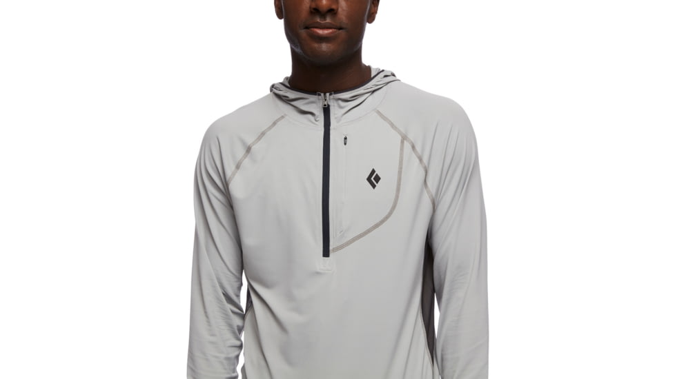 Black Diamond Alpenglow Pro Hoody - Men's, Pewter, Medium, AP7520931016MED1
