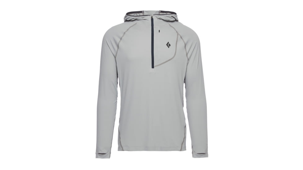 Black Diamond Alpenglow Pro Hoody - Mens, Pewter, Medium, AP7520931016MED1