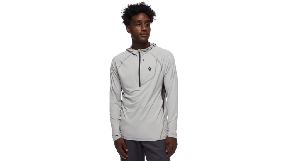 Black Diamond Alpenglow Pro Hoody - Mens, Pewter, Small, AP7520931016SML1