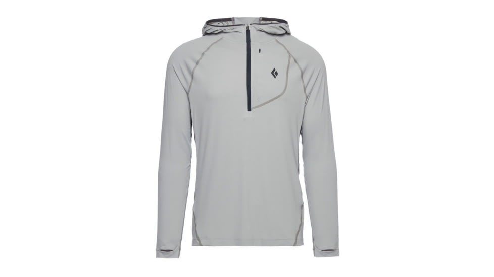 Black Diamond Alpenglow Pro Hoody - Mens, Pewter, Small, AP7520931016SML1