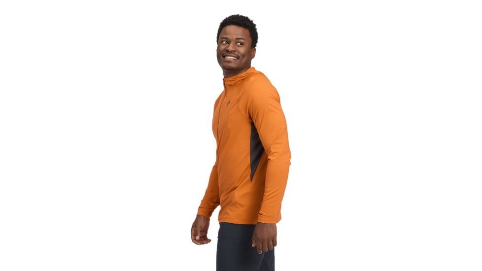 Black Diamond Alpenglow Pro Hoody - Mens, Saffron, Large, AP7520938012LRG1
