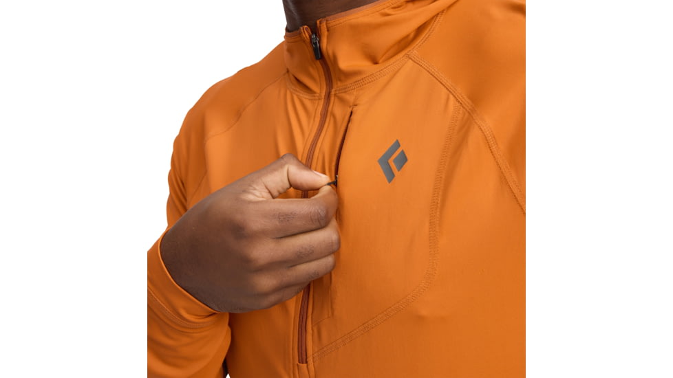 Black Diamond Alpenglow Pro Hoody - Mens, Saffron, Large, AP7520938012LRG1