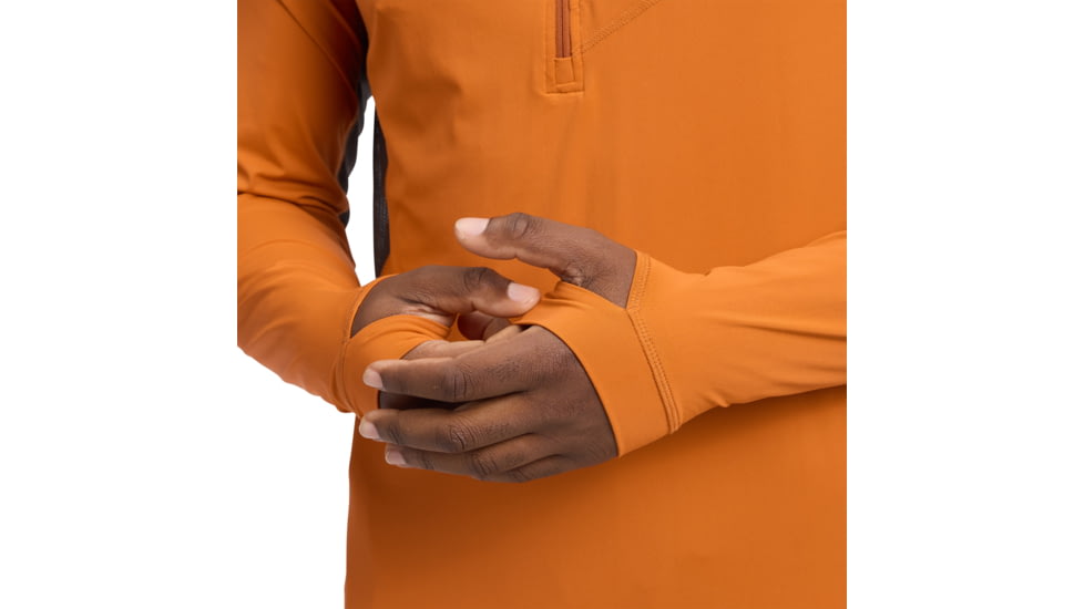 Black Diamond Alpenglow Pro Hoody - Mens, Saffron, Large, AP7520938012LRG1