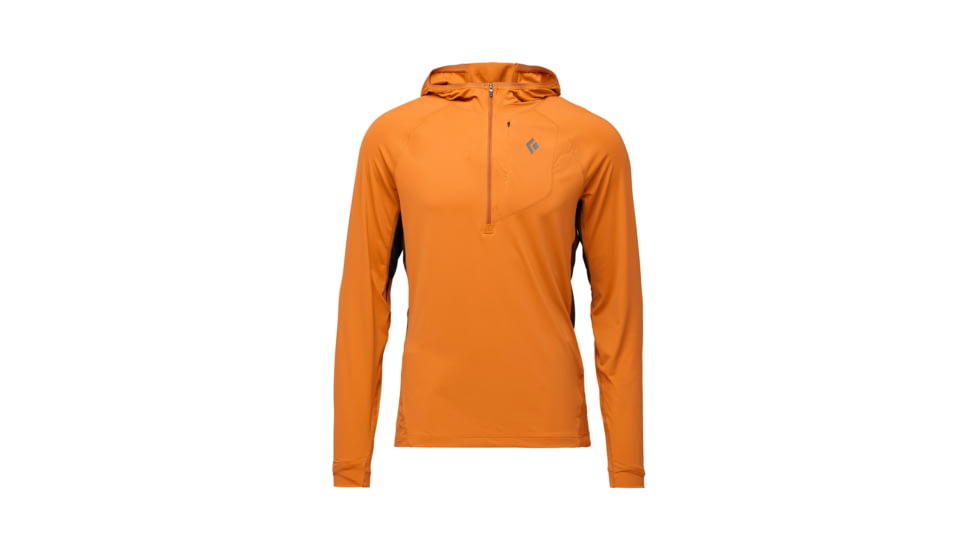 Black Diamond Alpenglow Pro Hoody - Mens, Saffron, Large, AP7520938012LRG1