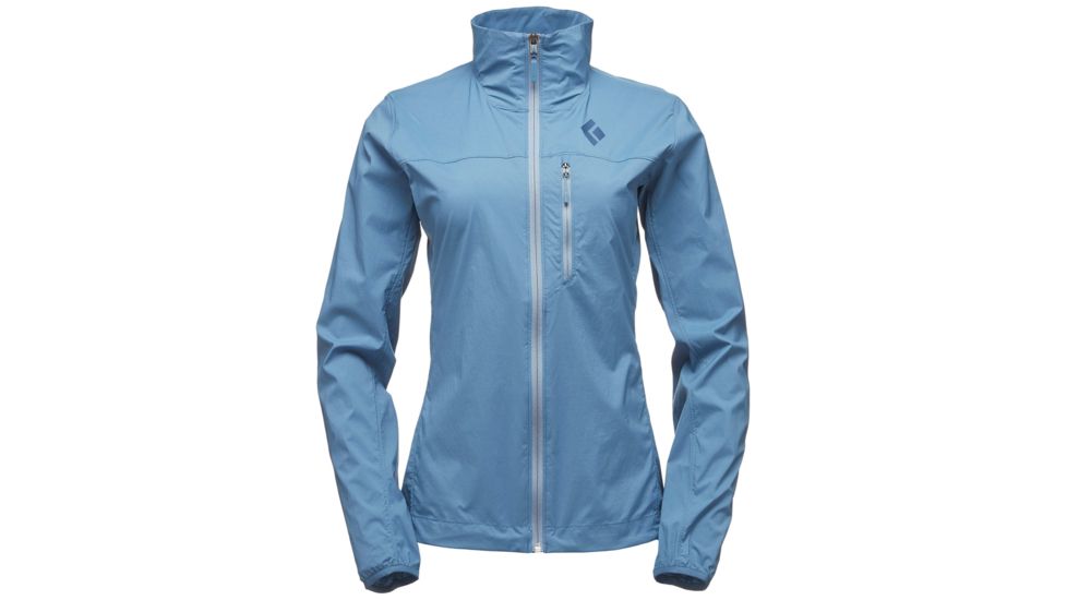 Black Diamond Alpine Start Womens Climbing Jackets, Blue Steel, Extra Large, APM995433XLG1