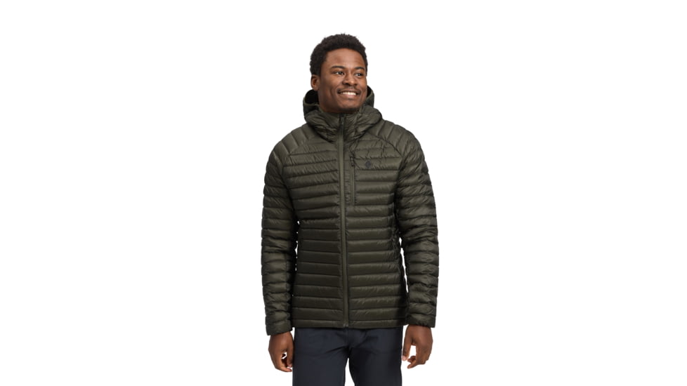 Black Diamond Approach Down 1.0 Hoody - Mens, Dark Moss, Medium, AP7440923004MED1