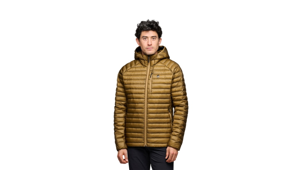 Black Diamond Approach Down Hoody - Men's, Flax, Medium, AP7440922021MED1