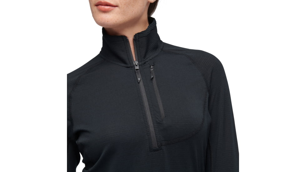 Black Diamond Coefficient LT Quarter Zip Pullover - Womens