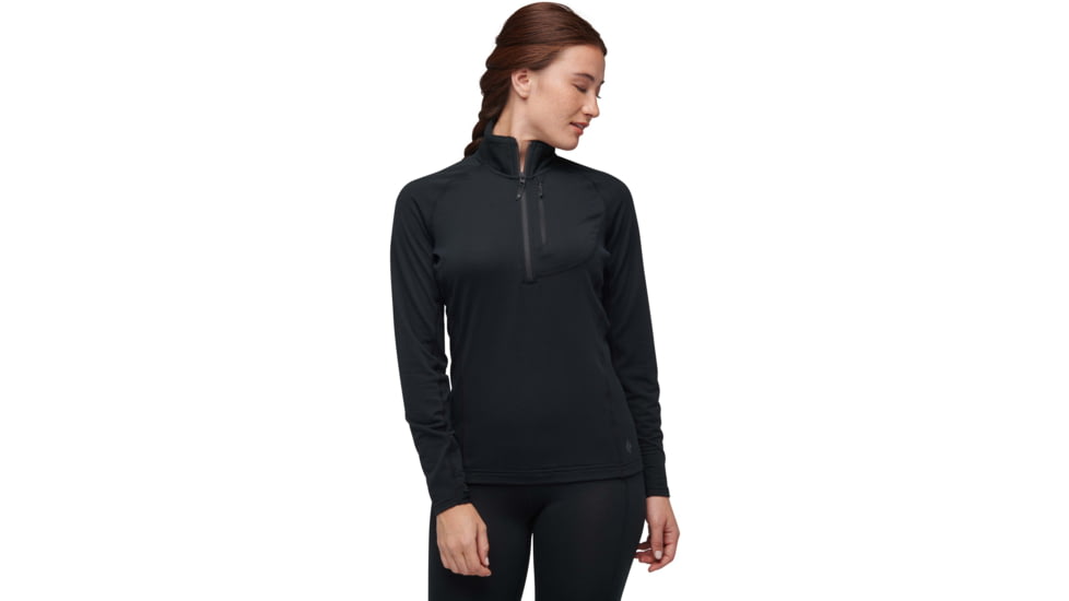 Black Diamond Coefficient LT Quarter Zip Pullover - Womens
